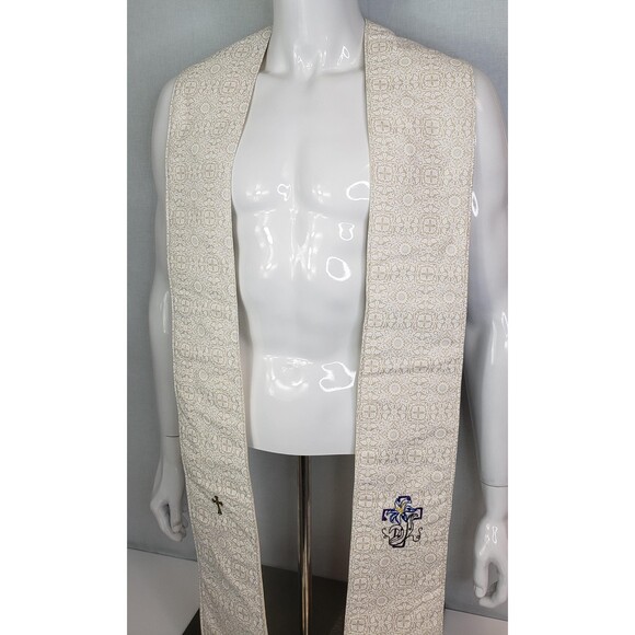 Clergy Stole Embroidered Vestments No1 - Picture 2 of 7